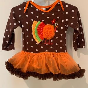Adorable Turkey Onesie with TuTu